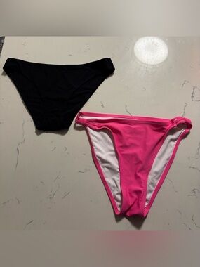 2-Pack Bikini Bottoms - Black & Hot Pink